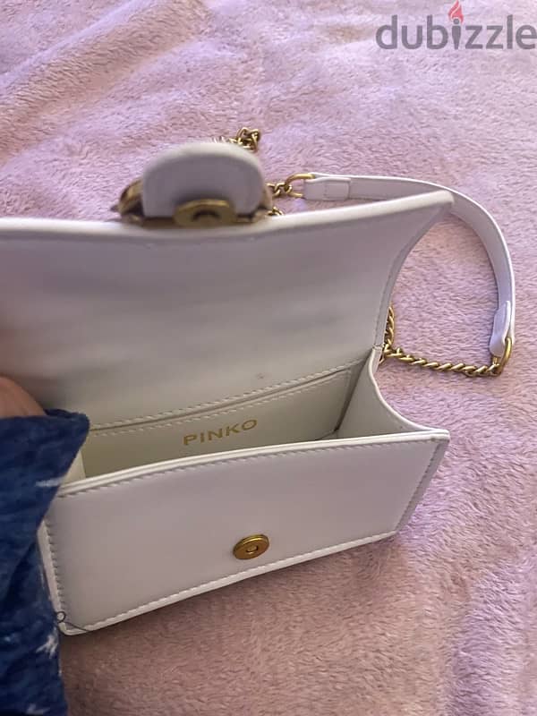 Pinko bag ( white ) mirror original 3