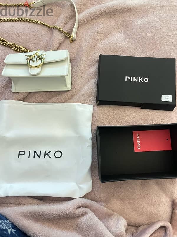 Pinko bag ( white ) mirror original 4