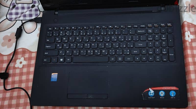 للبيع بحالة جيدة لابتوب لينوفو G50-80 و Core i3 جيل رابع و رامات 4جيجا 2