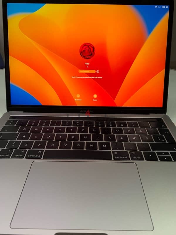 MacBook pro 2017 13 inch 10