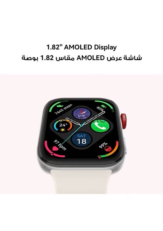 ساعة ذكية hawawi watch fit 3 لم تستخدم 2