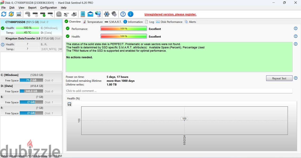 Samsung PM883 2TB SATA SSD 1