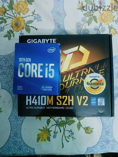 Bundel i5 10400f GiGABYTE H410M