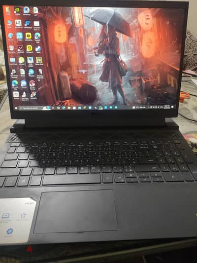 dell g 15 5511 مستعمل خفيف بالكرتونه بتاعتو