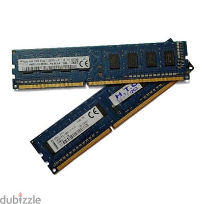 2 رام (المجموع 8G)DDR3L 1200U UDIMM 4G للكمبيوتر