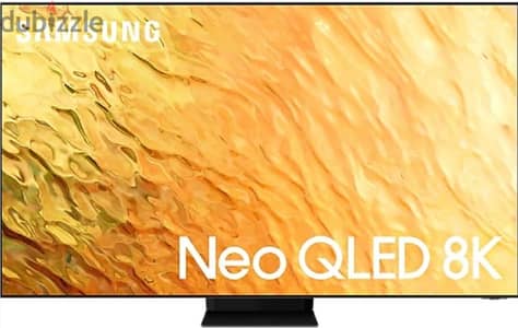 شاشة سامسونج 65 بوصة Neo QLED، دقة 8K، بريسيفر داخلي - 65QN800B