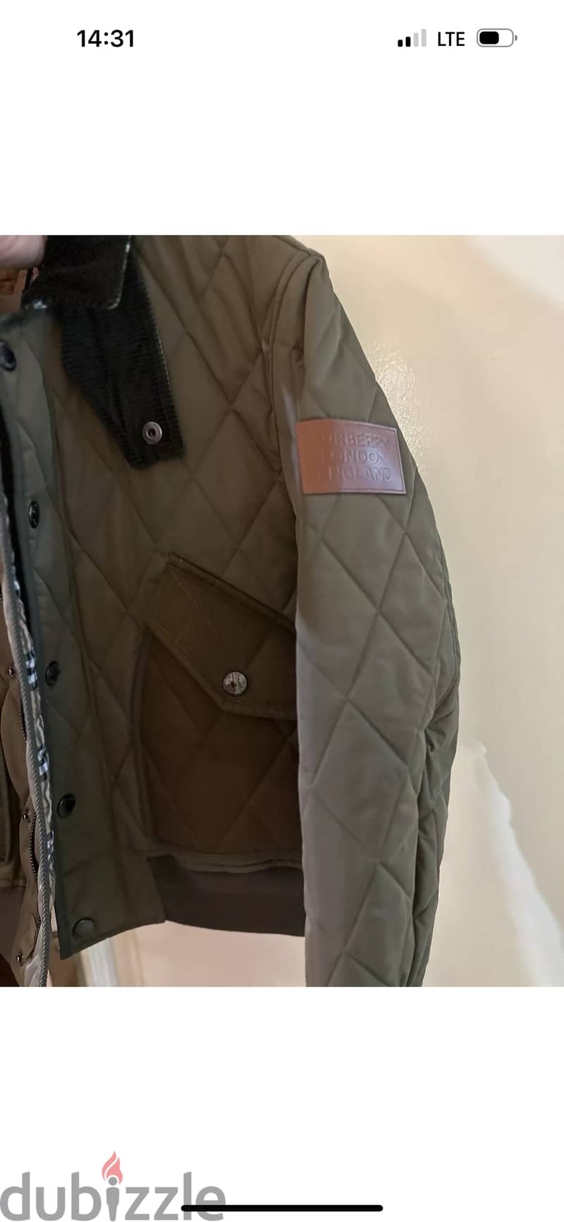 Olive Green Burberry Jacket ( New ) 5