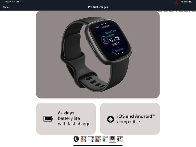 Fitbit versa4 smart watch 3