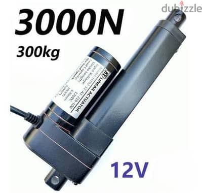 Linear Motor 12V, 3000N, 25cm Stroke Length.