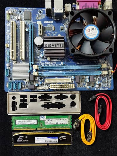 Gigabyte G41 + Cpu + Cooler + Ram + 2Sata