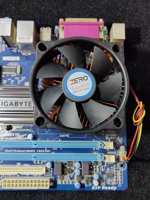 Gigabyte G41 + Cpu + Cooler + Ram + 2Sata 1