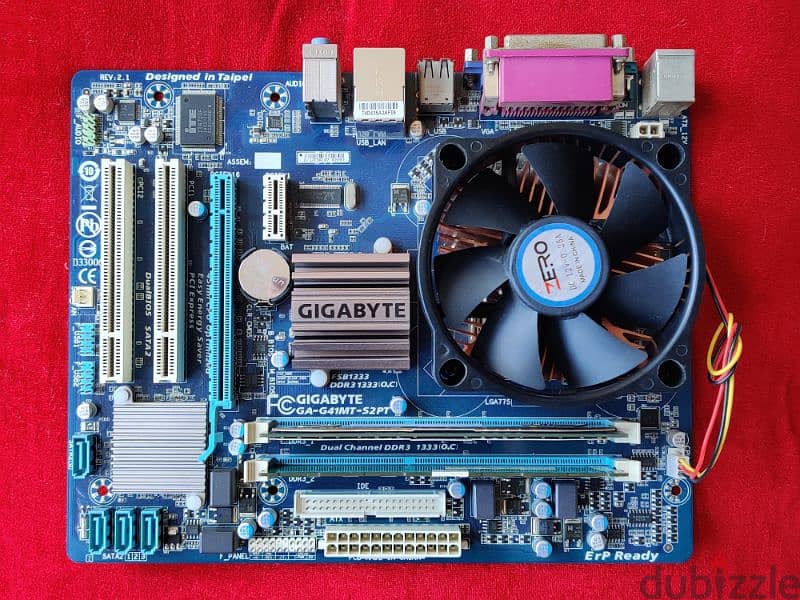 Gigabyte G41 + Cpu + Cooler + Ram + 2Sata 2