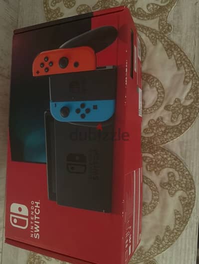 Nintendo Switch (V2) with 3 Games