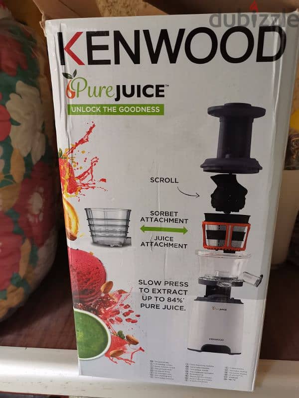 Kenwood pure juice machine 2