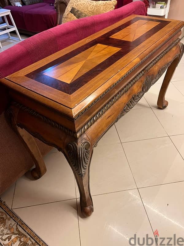 High Point wooden console table 3