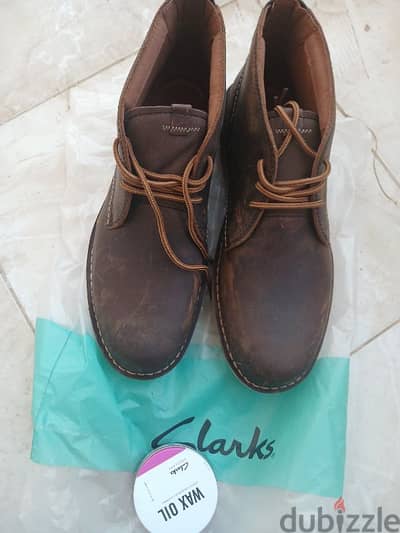 شوز كلاركس clarks اوريجنال مقاس 43