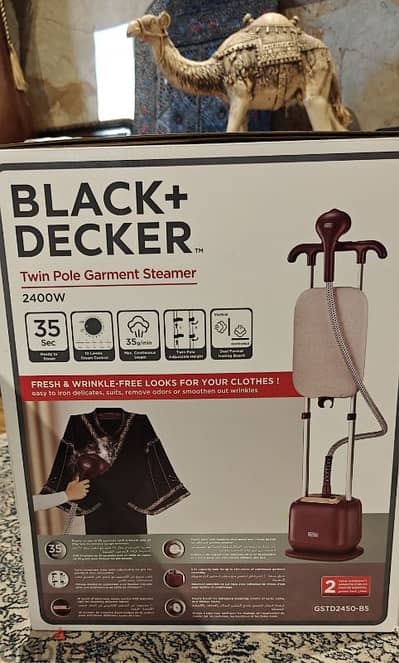 مكواه بخار بلاك اند ديكر Black and Decker متبرشمه مكواة