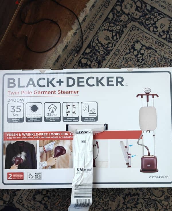 مكواه بخار بلاك اند ديكر Black and Decker متبرشمه مكواة 1