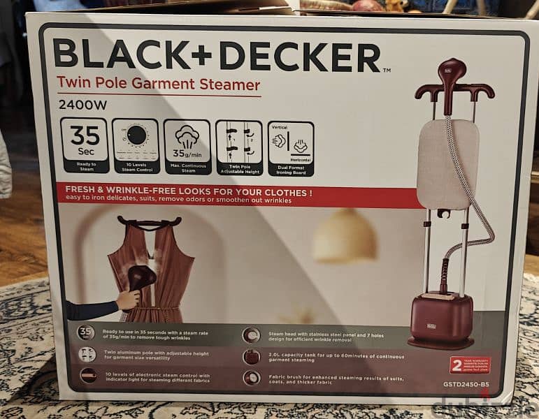 مكواه بخار بلاك اند ديكر Black and Decker متبرشمه مكواة 5