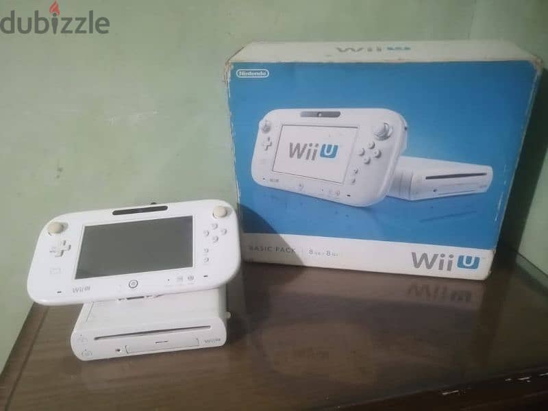 للبيع جهاز Nintendo Wii U متعدل معاه هارد 500 0