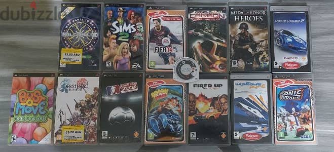 Rare PSP games (with case and manuals)