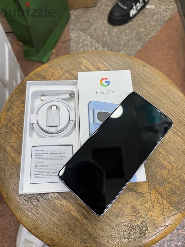 Google Pixel 8 Pro 128/12G Blue بحالة الجديد 1