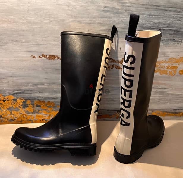 Original Rain boots  brand superga Sizes from 36 to 38 New 2