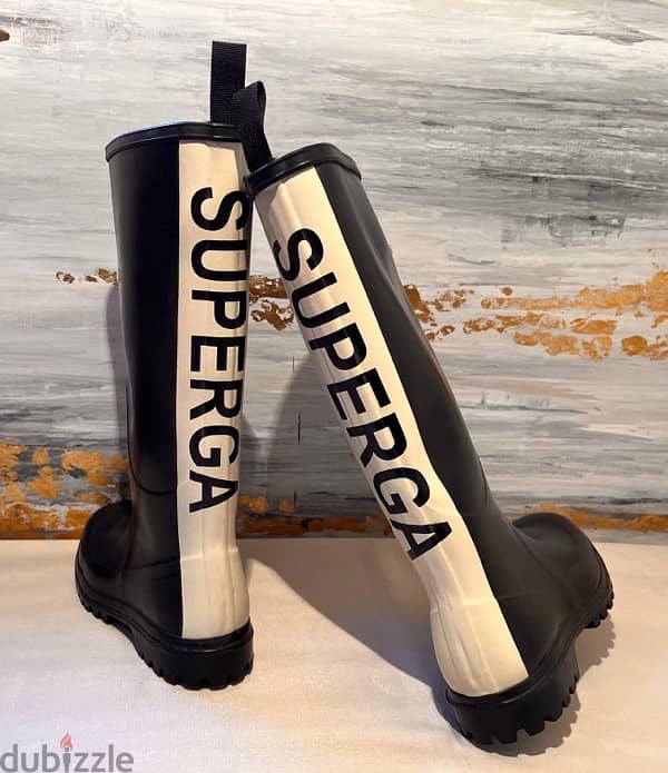 Original Rain boots  brand superga Sizes from 36 to 38 New 3