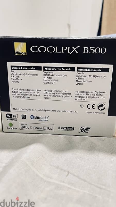 كاميرا نيكون coolpix B 500 فوق الممتازه يعتبر جديده 6