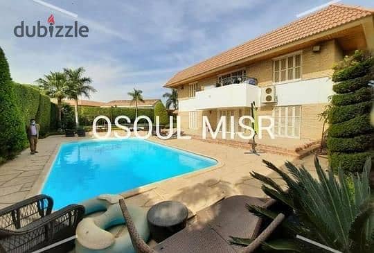 Two-piece villa for sale in Rabwa with a swimming pool on the golf course 0