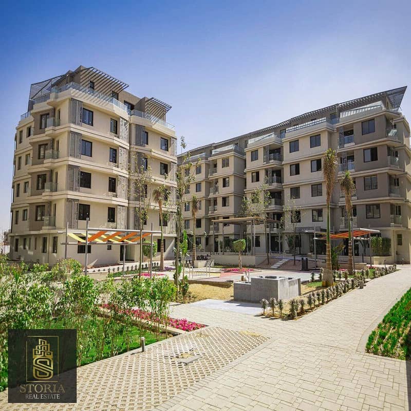 Ultra super deluxe finished apartment for sale in installments in Badya Palm Hills Compound, heart of 6th of October City, minutes from Mall of Arabia 0