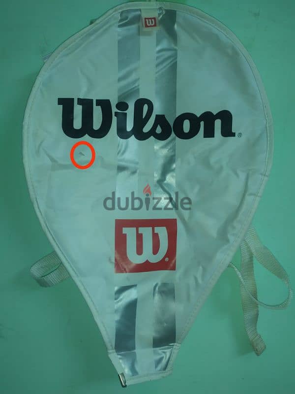 جراب مضرب تنس ويلسون Wilson جديد والبيع كمستعمل 1