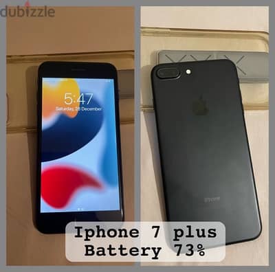 ايفون 7 plus اسود استخدام نضيف