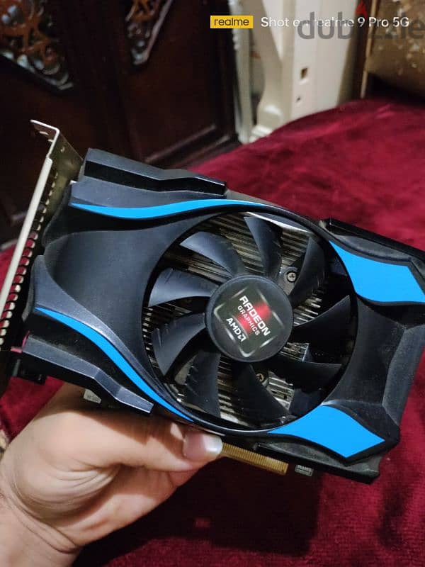 للبيع او للبدل كارت شاشه AMD RX 550  4GB DDR5 0