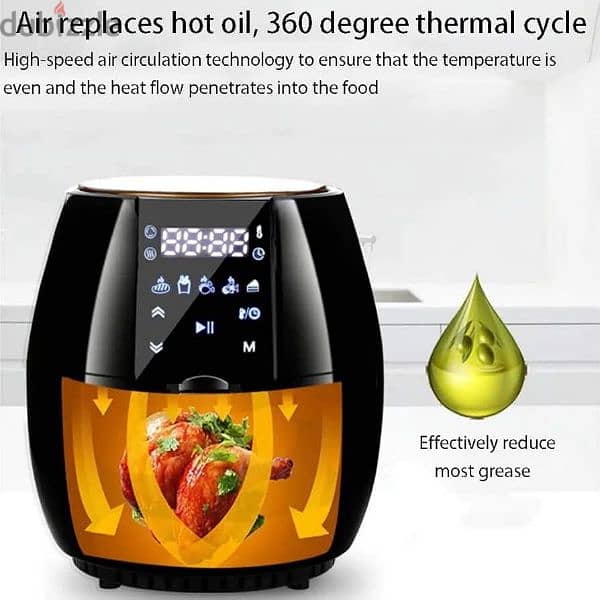 airfryer قلاية بدون زيت ديجيتال 1