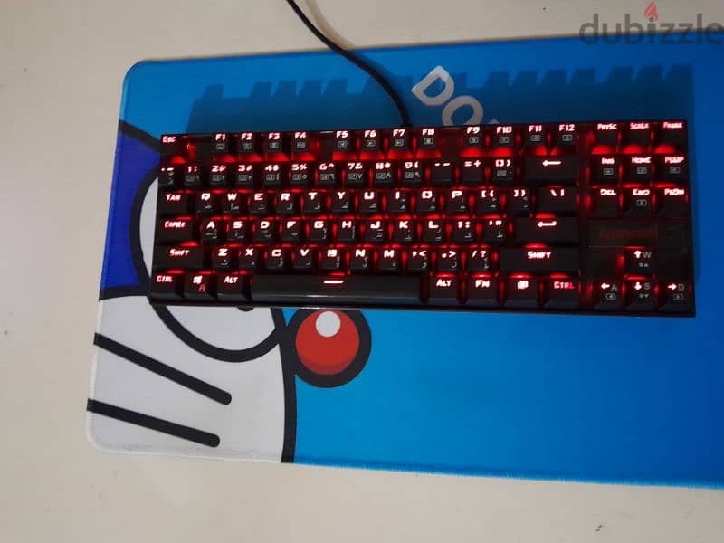 Redragon Keyboard Blue Switch Led (Red) للبيع 1