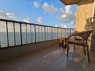 شقه للايجار بحر مباشر الابراهيميه فندقيه - luxury apartment sea view