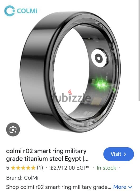 Smart Ring size 12 and 13 Black And Silver 0