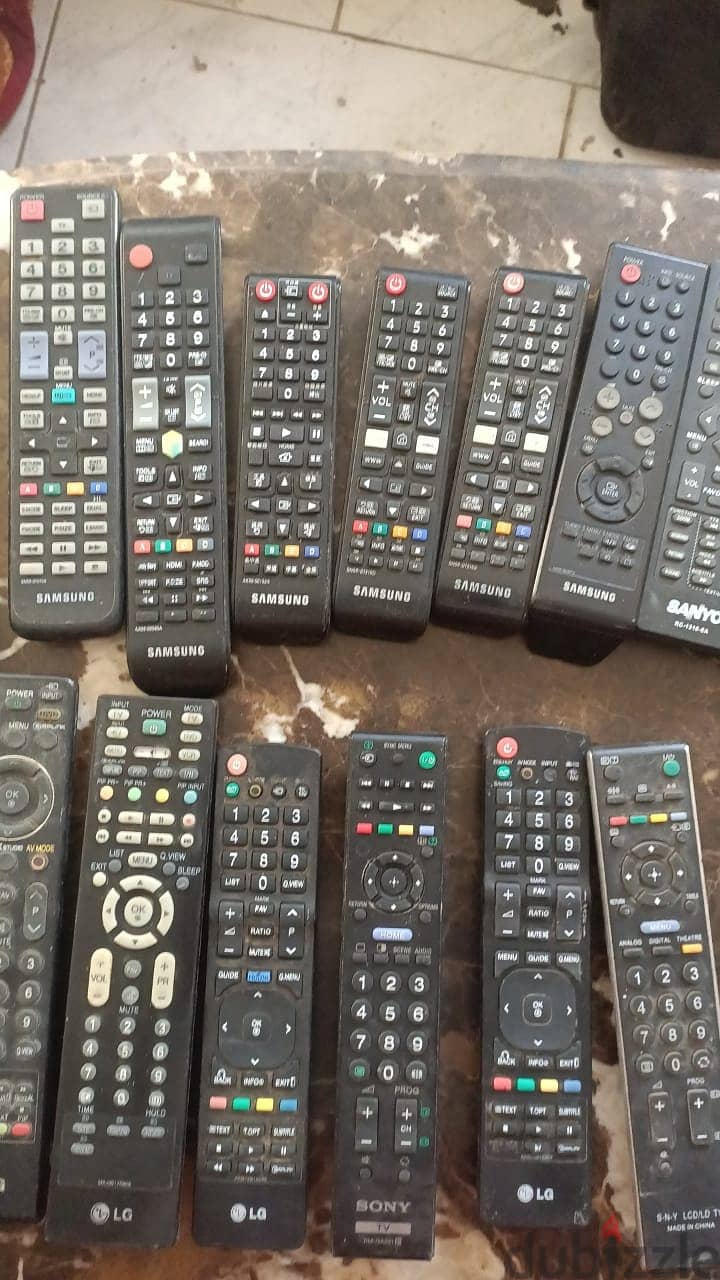 ريموت سامسونج وال جي Samsung, LG remotes 0