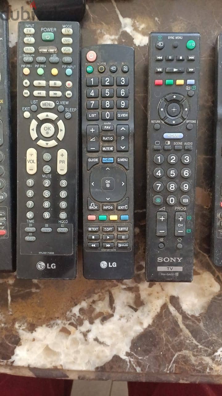 ريموت سامسونج وال جي Samsung, LG remotes 6