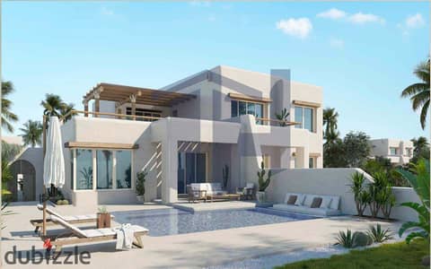 Chalet 3*1 for resale 221m + 333m garden - Ras El Hekma (Hacienda West)