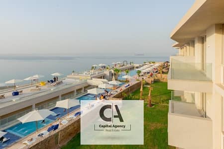 Chalet for sale directly on the sea suitable for investment with 5% down payment in installments up to the longest payment plan in | Monte Galala