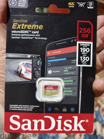 sandisk extreme 256 micro SD card