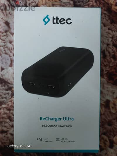 ttec 30,000mAh power bank new