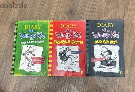 3 “Diary of a Wimpy Kid” books