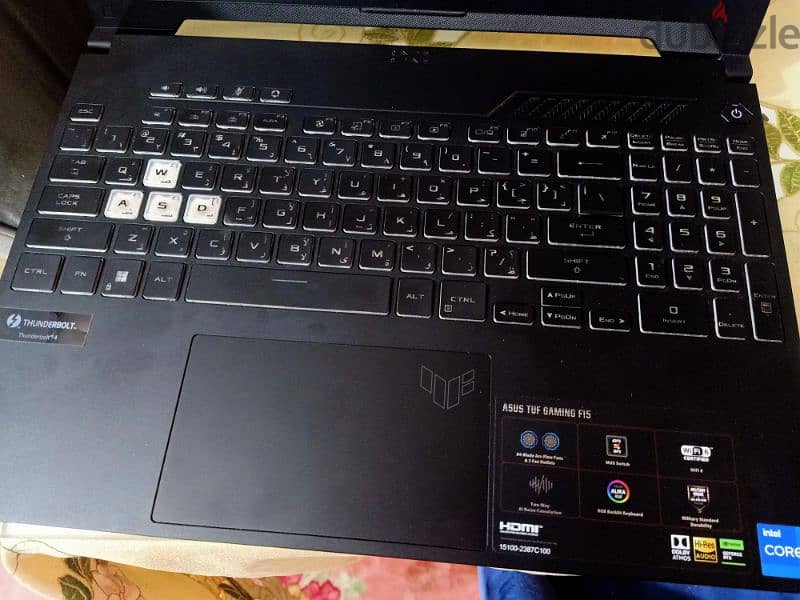 Asus tuf gaming f15  Core i5 gen 12 7