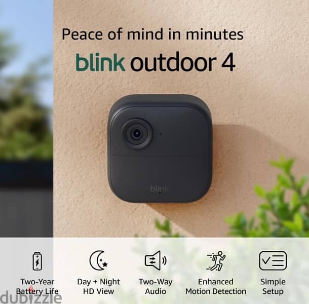 Blink Outdoor 4 (newest),Wire-free HD security camera,two-year battery 0