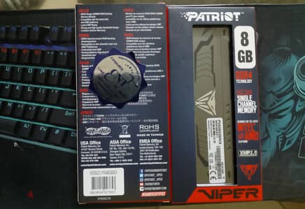 رامات patriot viper steel 16gb 3600mhz