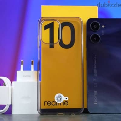 Realme 10 مستعمل بكل حاجته