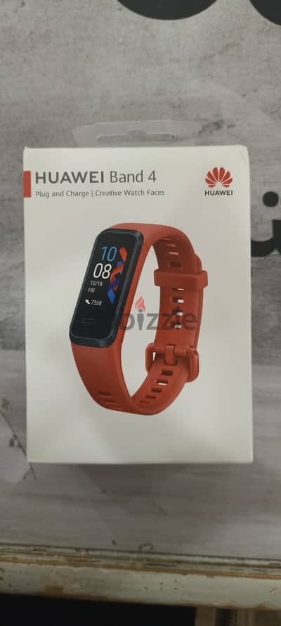 Huawei band 4 ساعة سمارت معاها سبيكر هدية